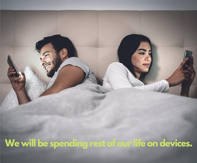 زجاج مقوى من ZERO EYE STRAIN لهواتف iPhone XS وMAX و5D، مزود بميزة حماية العينين وميزة الخصوصية الفائقة. احمي عينيك واحافظ على برودتهما. - Image 2