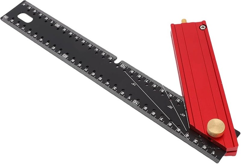 Aluminum Alloy L Shaped Folding Carpenter Square Ruler Right Angle Framing Tool - Image 3