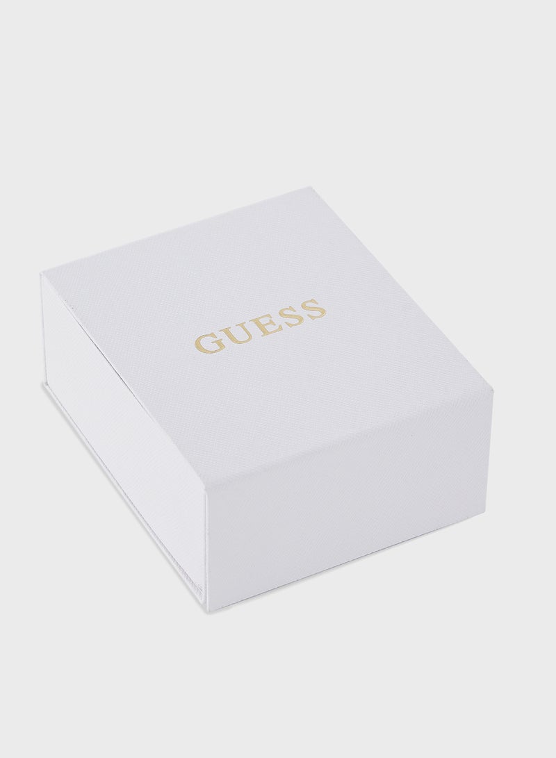 جس قلادة قصيرة بقلوب كريستالية - Image 4