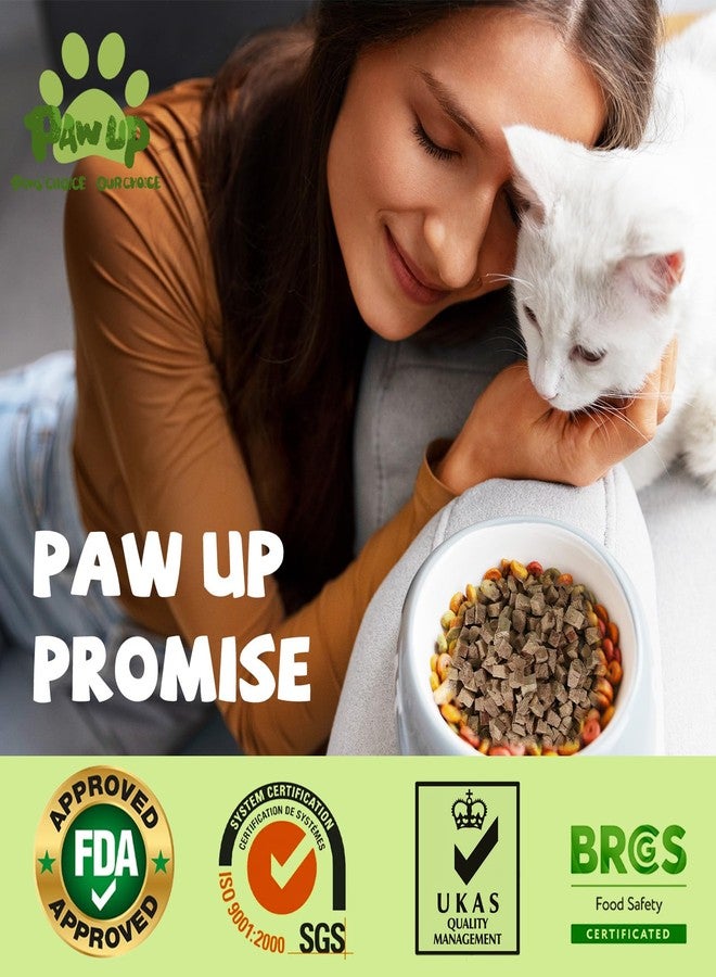 PAWUP مكافآت باوب المجففة بالتجميد من كبد الدجاج للحيوانات الأليفة، طعام مجفف بالتجميد غني بالبروتين للكلاب والقطط، وجبات خفيفة بمكونات طازجة، 137 غرام، خالٍ من الجلد الخام والحبوب - Image 4