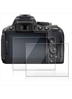 Camera Screen Protector Compatible Nikon D5600 D5500 D5300, AFUNTA 2 Pack Anti-Scratch Tempered Glass