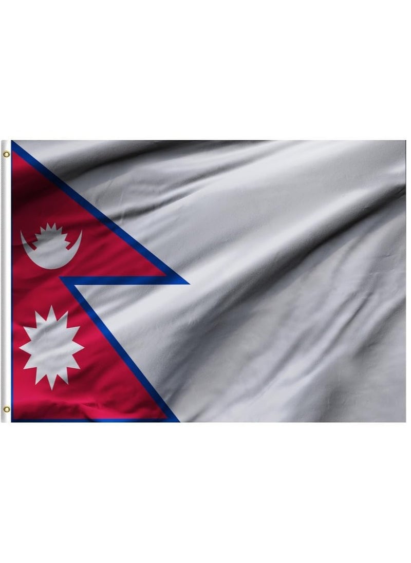 Vitacelli Nepal Flag for Indoor & Outdoor Use - 80x140cm, Perfect for Home, Office & Events  - Image 1