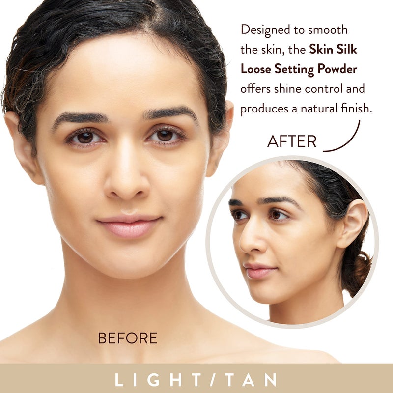 Mented Cosmetics Pressed Powder Makeup, Translucent Setting Powder Compact for Face Make up, Oil Control, Matte Finish, Long-Lasting Wear, Ideal for Black Women, Portable Compact Design, Light/Tan - Image 3