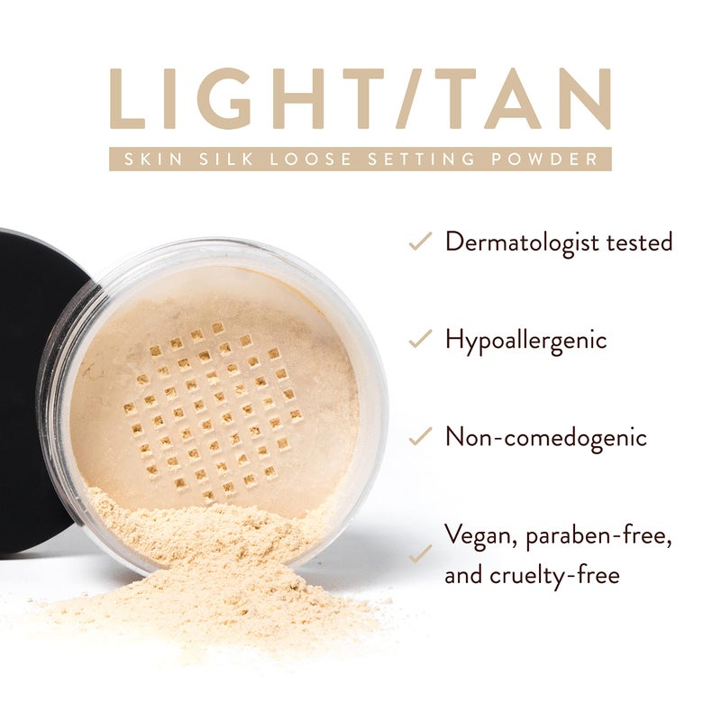 Mented Cosmetics Pressed Powder Makeup, Translucent Setting Powder Compact for Face Make up, Oil Control, Matte Finish, Long-Lasting Wear, Ideal for Black Women, Portable Compact Design, Light/Tan - Image 2