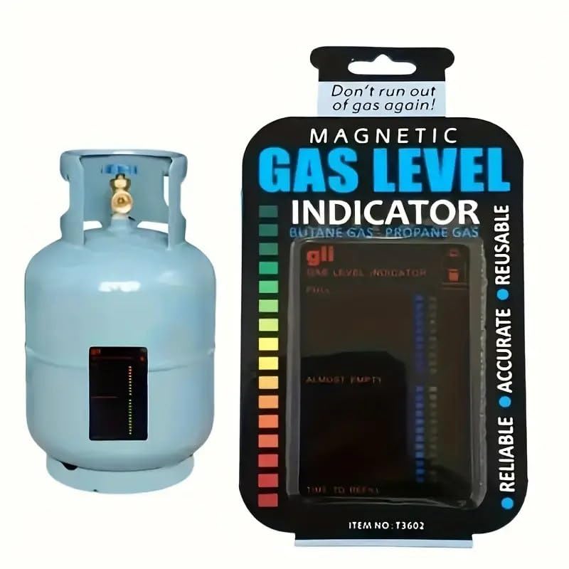 HOMEDRIP Magnetic Gas Level Indicator Accurate Reusable New Magnetic Gas Cylinder Tool Portable Magnetic Gauge LPG Fuel Gas Tank Bottle Level Indicator  - Image 2