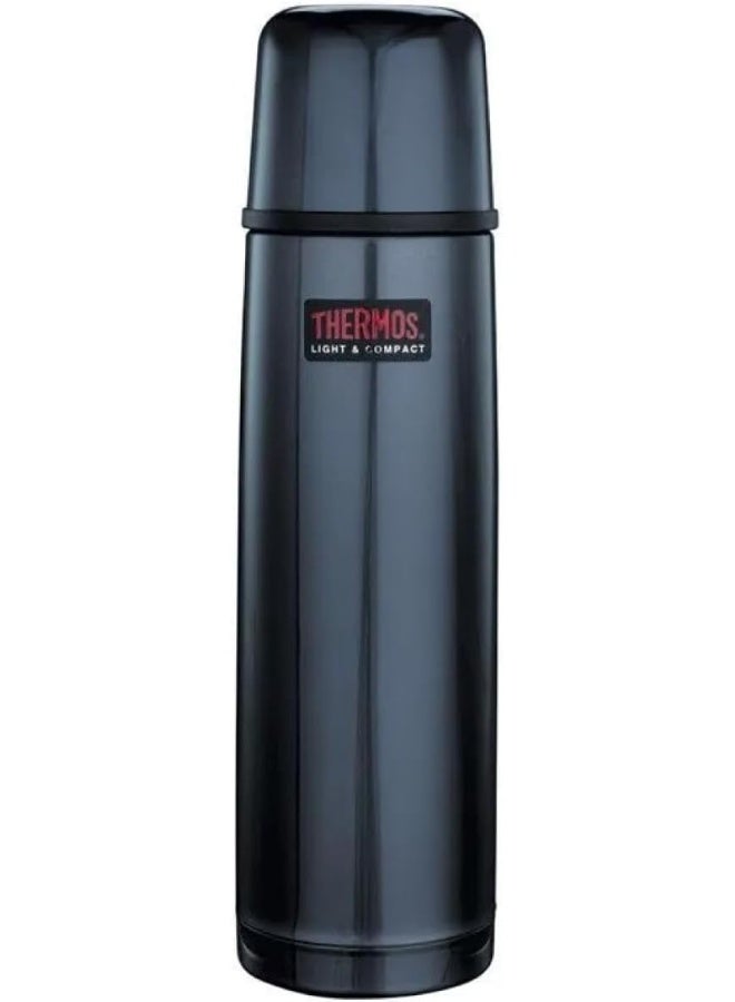 THERMOS STAINLESS STEEL VACUUM INSULATED MIDNIGHT BLUE FLASK 1000 ML - Image 1