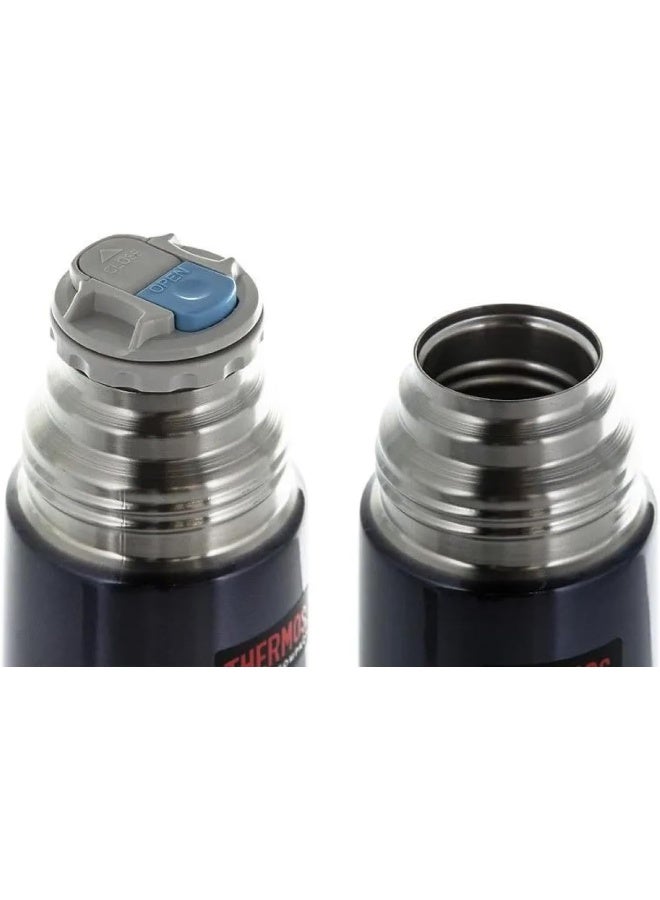 THERMOS STAINLESS STEEL VACUUM INSULATED MIDNIGHT BLUE FLASK 1000 ML - Image 3