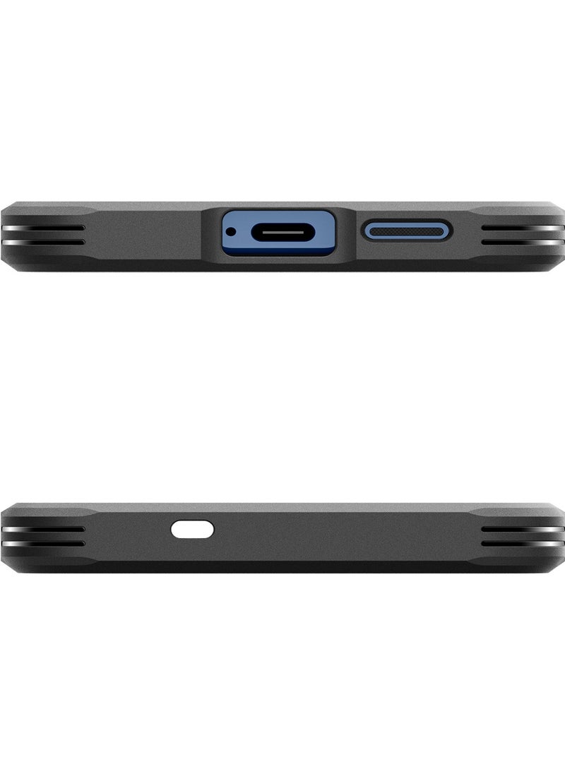 Spigen - Tough Armor MagFit for Samsung Galaxy S25 PLUS Case Cover with MagSafe - Black - Image 1