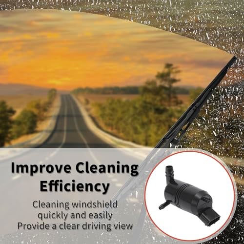 ACROPIX Windshield Washer Pump Windshield Washer Fluid Pump Fit for Toyota Camry 94-06 for Toyota Tacoma 95-04 Windshield Wiper Pump No.8533006031 - Pack of 1 - Image 2