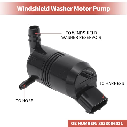 ACROPIX Windshield Washer Pump Windshield Washer Fluid Pump Fit for Toyota Camry 94-06 for Toyota Tacoma 95-04 Windshield Wiper Pump No.8533006031 - Pack of 1 - Image 4