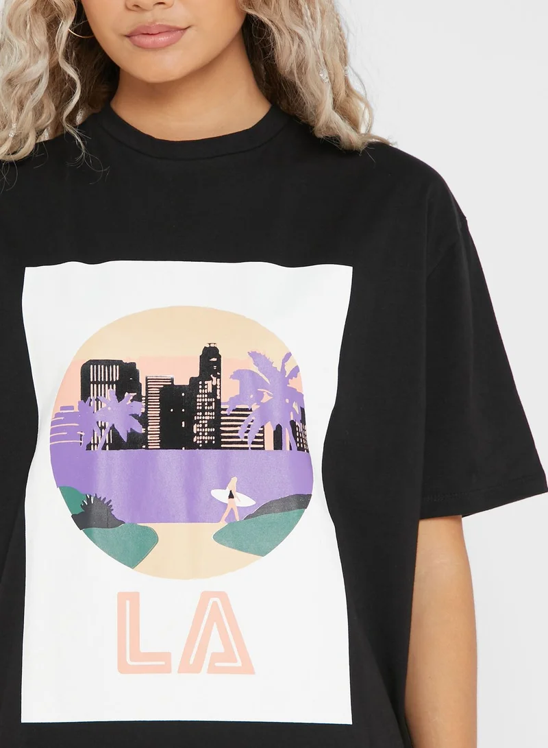 Ginger Oversized Graphic T-Shirt