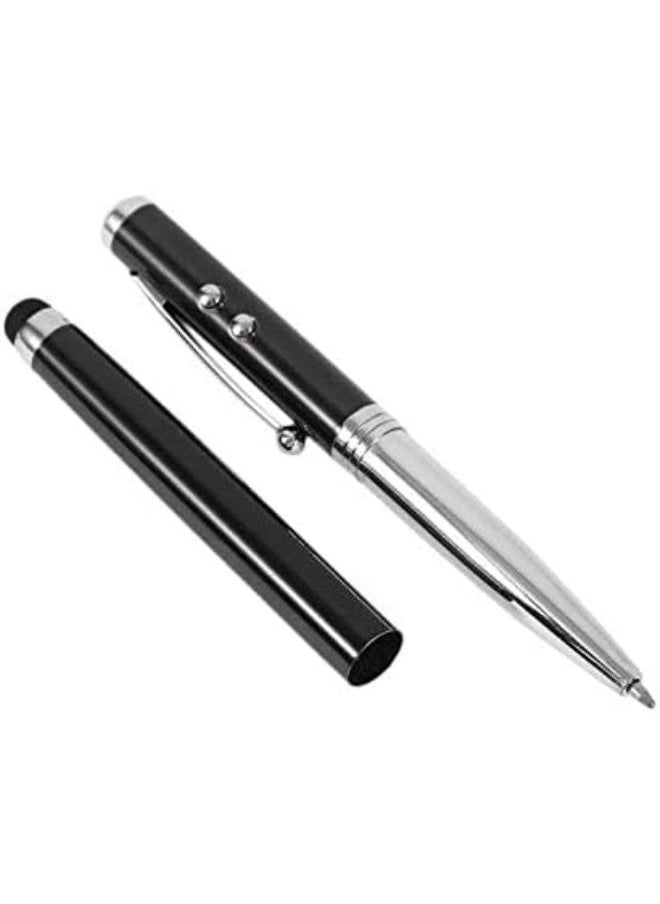 EasyLife 4-in-1 Capacitive Touch Screen Pens with LED Light and Laser Pointer Multifunction Digital Writing Drawing Pen for Tablet Smartphone  - Image 3