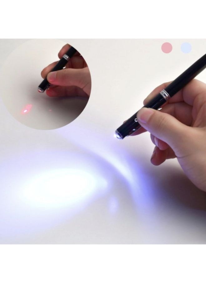 EasyLife 4-in-1 Capacitive Touch Screen Pens with LED Light and Laser Pointer Multifunction Digital Writing Drawing Pen for Tablet Smartphone  - Image 4