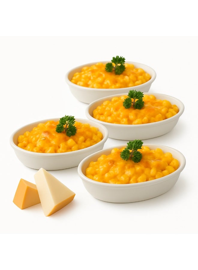 LIBBEY "Oval Oven-Safe Porcelain Baking Dish Set – 4 Pieces by LIBBEY (8.4 × 5.3 × 1.4 in) ✨" - Image 2