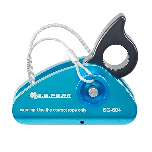 S.E.PEAK SEPEAK Detachable Climbing Ascender 15kN Rope Grab Ascender, Flip Line Adjuster, Fall Protection Belay Device for Rock Climbing,Tree Arborist/Fit for 11~13 MM Rope/Blue - Image 3