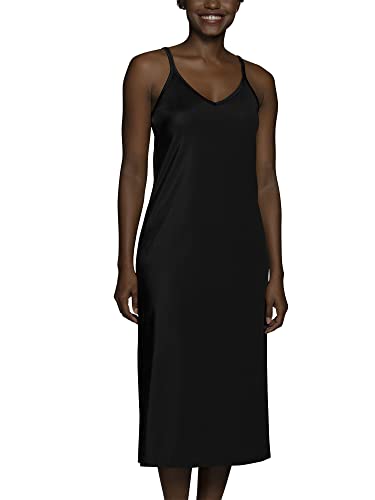 Vanity Fair Womens Anti-static Nylon For Under Dresses (S-5xl) Full Slip, Reversible - 32" - Black, Medium US - Image 3