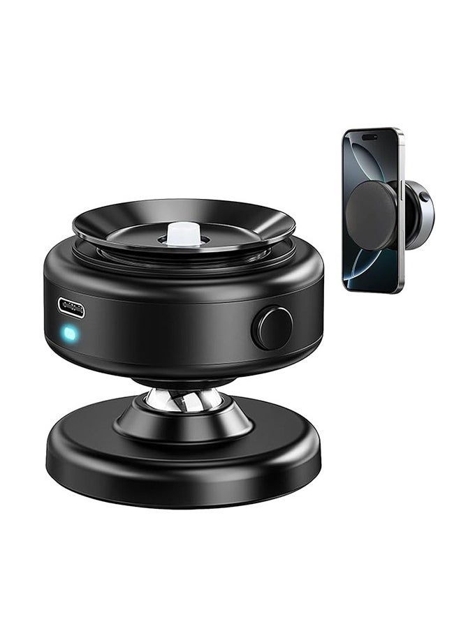 FUNCOT 360-Degree Adjustable Electric Vacuum Magnetic Suction Cup Phone Mount, Hands-Free Magnetic Cell Phone Holder for Car/Gym/Mirror/Smooth Surface,Car Phone Holder, Kitchen Phone Holder, Gym Phone Holder  - Image 1