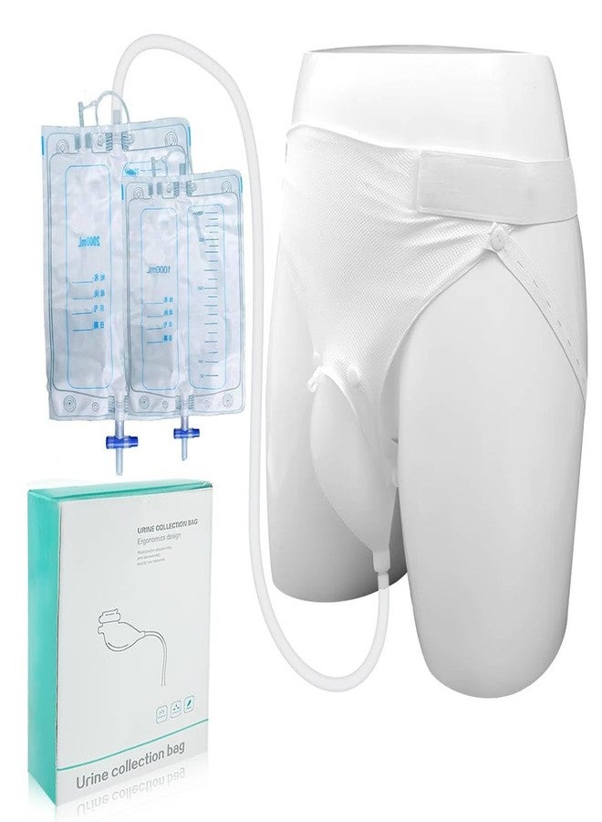 MAYCREATE® Urine Collector for Elderly Men, Reusable Urine Bag Collector, Portable Male Urine Collection Bag, Silicone Urine Collector for Elderly Men Bedridden Patients, Elderly Men Type - Image 1