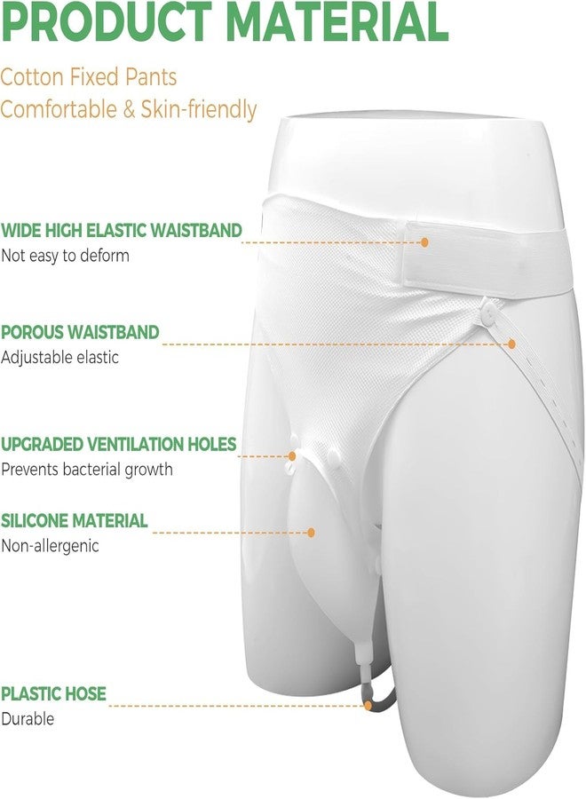 MAYCREATE® Urine Collector for Elderly Men, Reusable Urine Bag Collector, Portable Male Urine Collection Bag, Silicone Urine Collector for Elderly Men Bedridden Patients, Elderly Men Type - Image 3