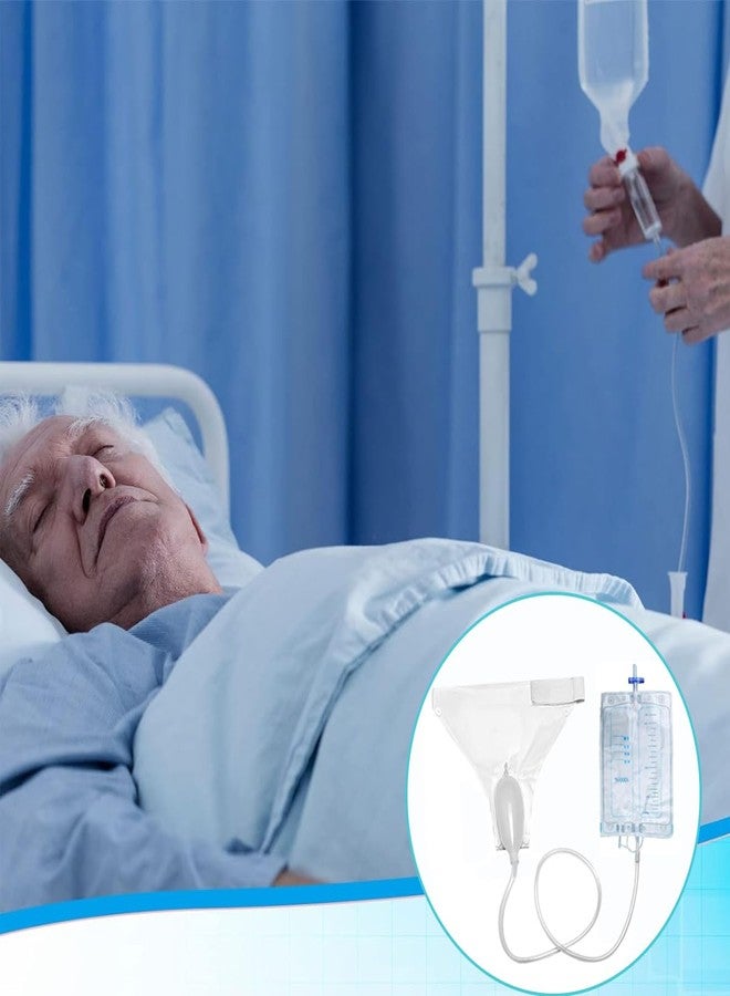 MAYCREATE® Urine Collector for Elderly Men, Reusable Urine Bag Collector, Portable Male Urine Collection Bag, Silicone Urine Collector for Elderly Men Bedridden Patients, Elderly Men Type - Image 5