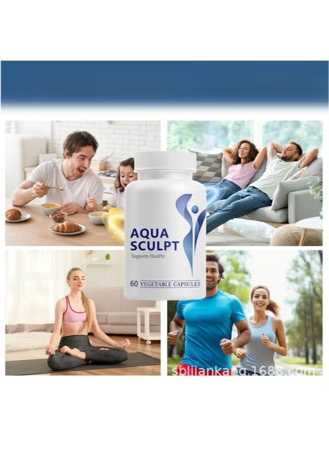 أكوا كبسولات أكوا، أقصى قوة، أكوا سكلبت يدعم التحكم الصحي في الوزن، تركيبة تقليدية وعلمية (عبوة واحدة) - Image 2