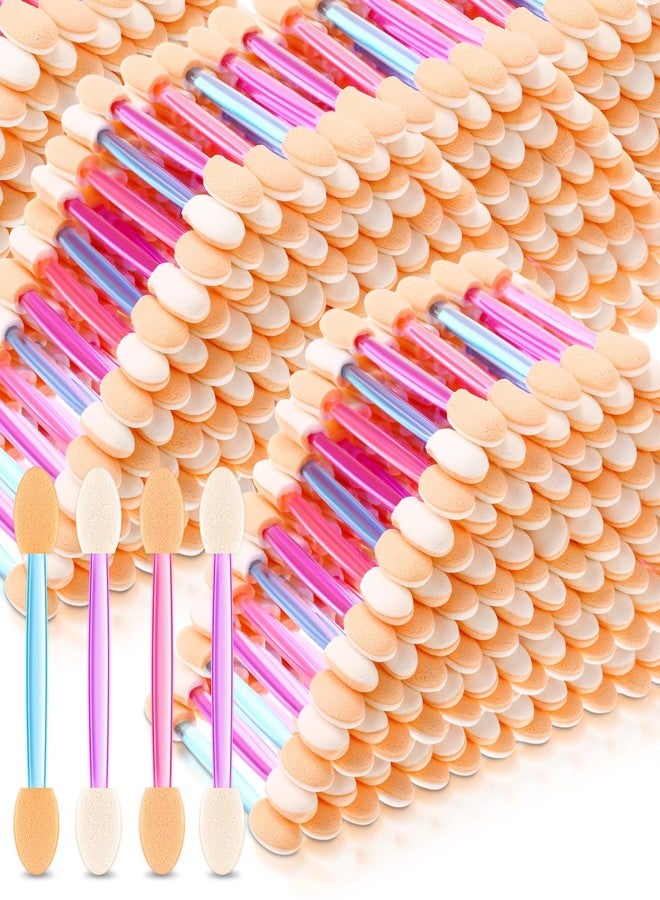 Mifoci 1000 Pcs Eyeshadow Applicators, Disposable Dual Sides Eye Shadow Sponge Applicators, Eyeshadow Brush for Lady Women Makeup Daily Beauty(Mixed Colors) - Image 1