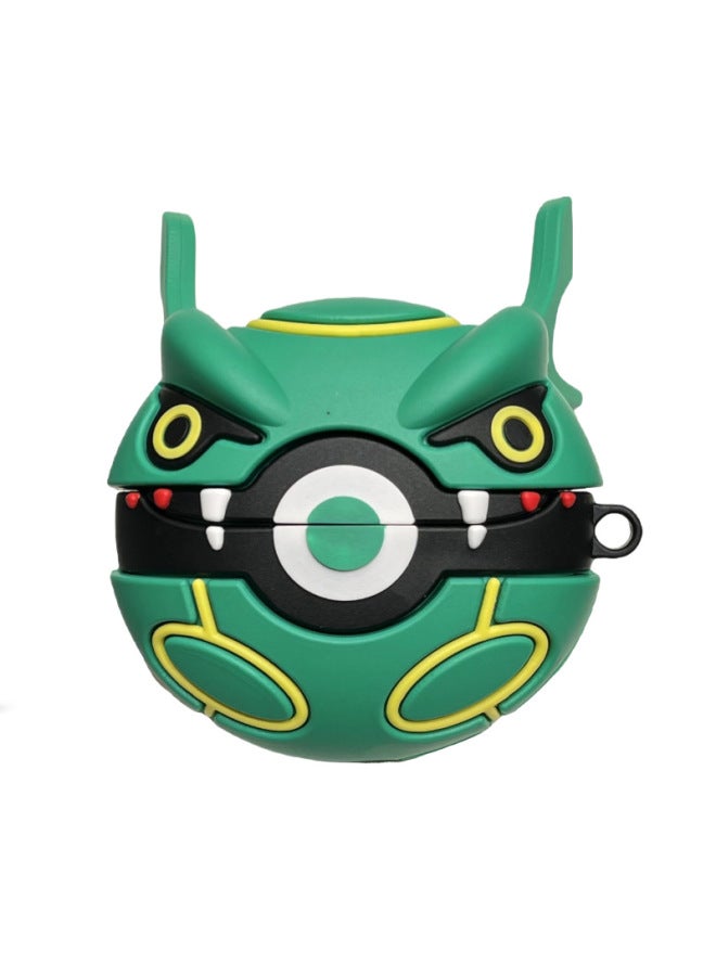 Loquat For SamsungGalaxy BUDS3 Protective Case Pro Wireless Bluetooth Phone Shell Genuine Ball Treasure Dream Ghost-Colour:【rayquaza Poke Ball】-Model:For SamsungGalaxy Buds3 / Buds3 Pro - Image 1