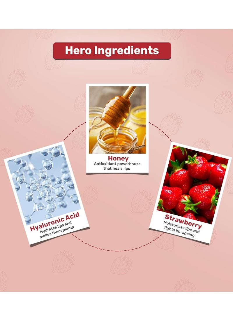 Enn Pucker Hydrating Lip Balm Mask For Dark Lips Brightening Dark Lips Tinted Lip Balm For Women and Men For Dry and Chapped Lips 7gm - Image 4