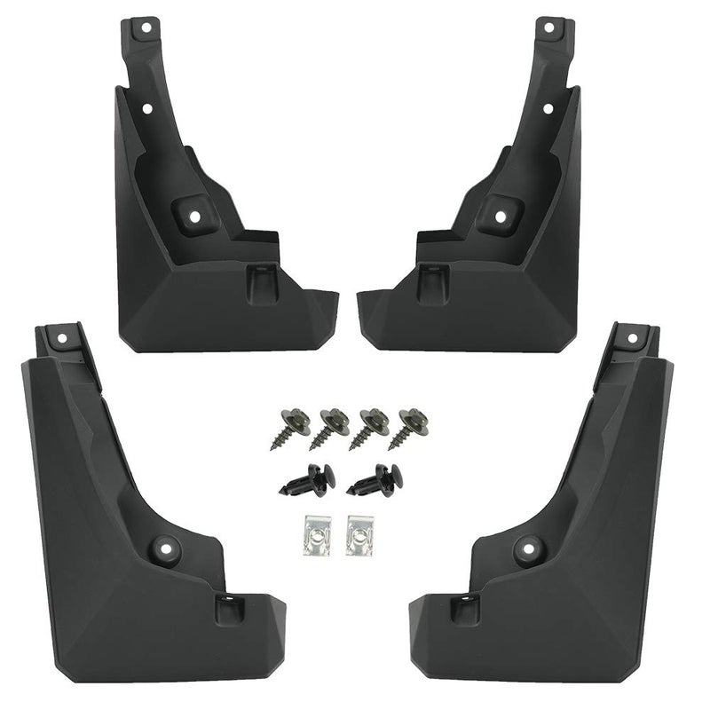 D-Lumina DLumina RAV4 Mud Flaps Compatible with Toyota RAV4 2019 2020 2021 2022 2023 2024 2025 NOT for Adventure RAV4 Prime TRD OffRoad Front Rear Mudflaps Mudguards Splash Guards
