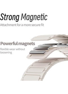 KENSUO Magnetic Bands Bracelet for Apple Watch Ultra/2 Band 49mm 45mm 44mm 46mm 42mm iWatch band 40mm 41mm 38mm Women/Men,Silicone Strap Sport Loop Wristbands for Apple Watch Series 10/9/8/7/6/5/4/3/2/SE，Pink  - Image 4