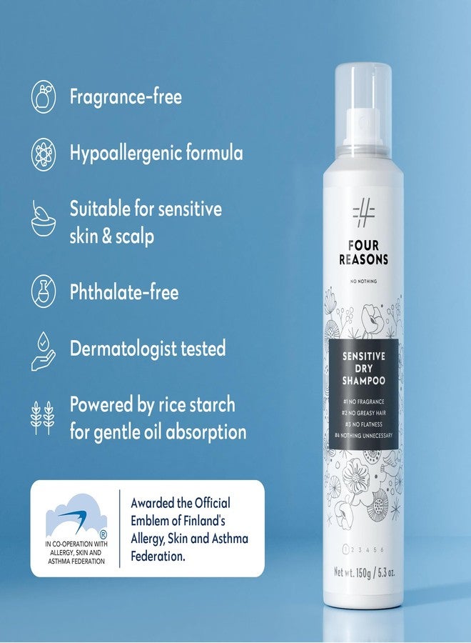 No nothing Volumizing Dry Shampoo - Fragrance Free, Talc-Free, Hypoallergenic, Vegan, Unscented Dry Shampoo for Women and Men, Sensitive Scalp - Absorbs Oil, Clear Finish, 5.3 oz - Image 5