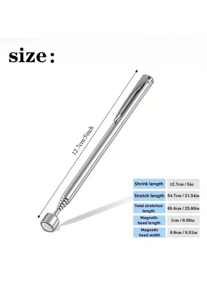 2pcs Extendable Magnetic Pickup Tool with Grip Ergonomic Handle Battery Free Magnetic Grabber - Image 4