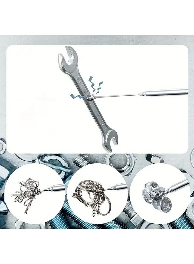 2pcs Extendable Magnetic Pickup Tool with Grip Ergonomic Handle Battery Free Magnetic Grabber - Image 3