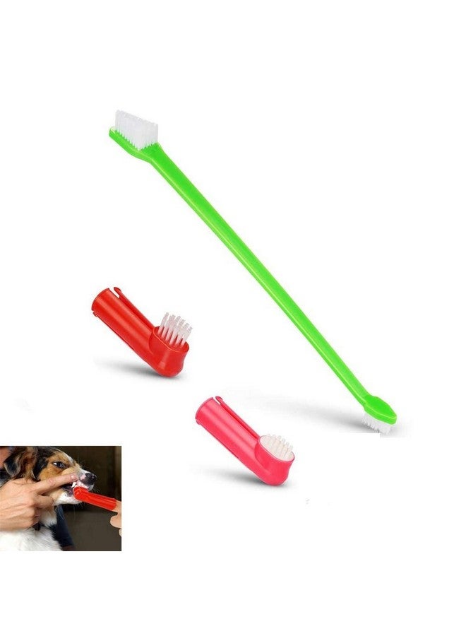 Generic 3 In 1 Cleaning Dental Toothbrush With Shower Grooming And Bathing Glove (Colour May Vary) - Image 1
