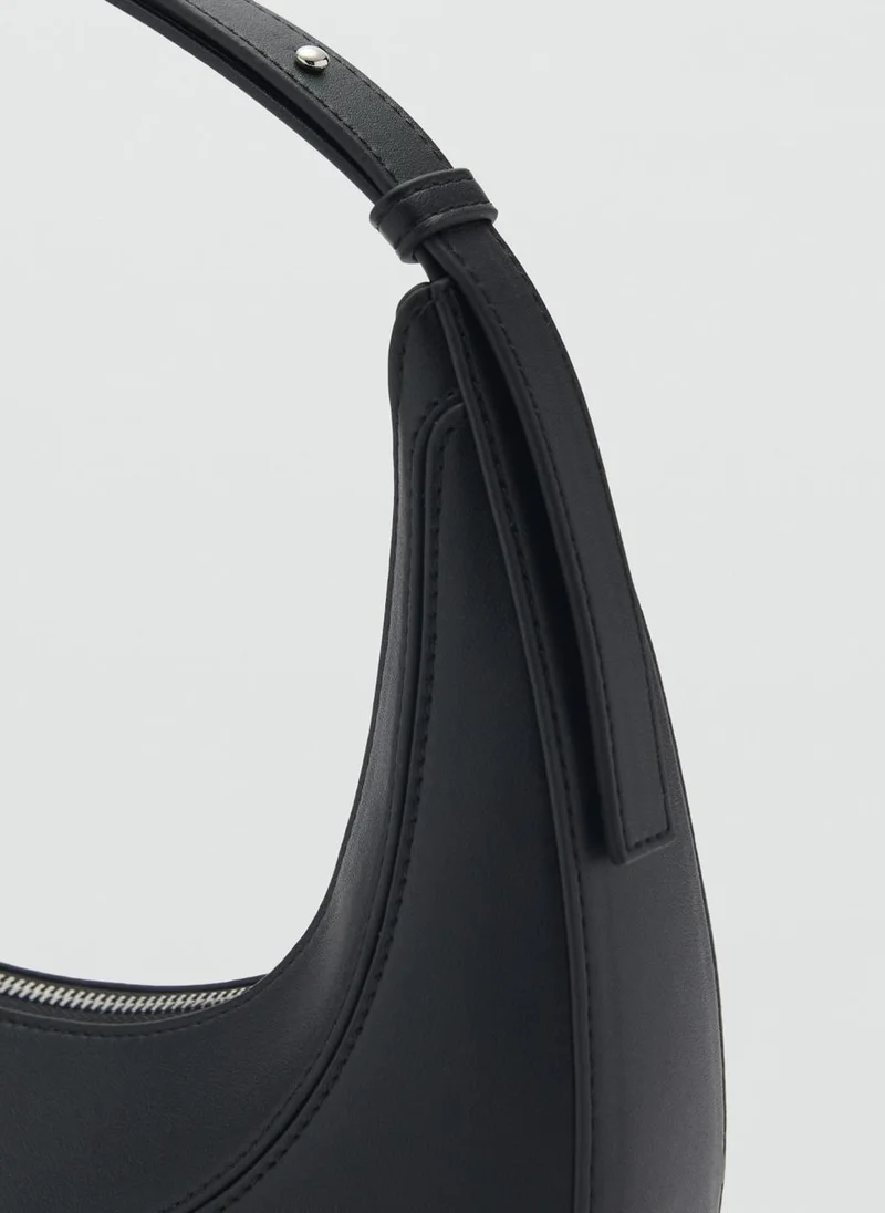 MANGO Oval Shoulder Bag