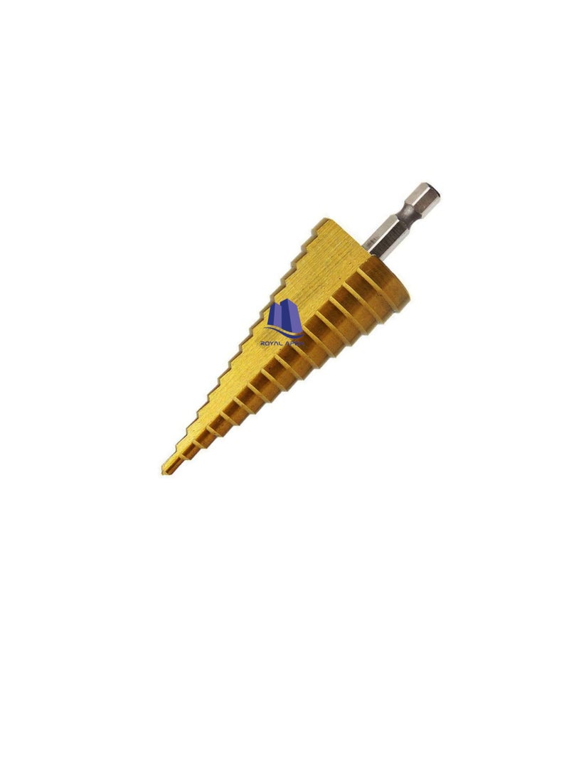 Step Drill Bit, High Speed Steel HSS Triangle Handle Pagoda Drill for Carbon Steel, Sheet Iron, Insulation Boards, PVC Boards and Wood (4mm to 30mm)  - Image 3