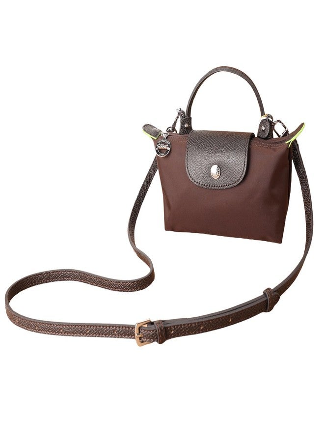 KOMHPS Purse Straps Replacement, Leather Handbag Crossbody Shoulder Strap Kit Adjustable for Mini Longcamp Tote Bag Women - Image 4