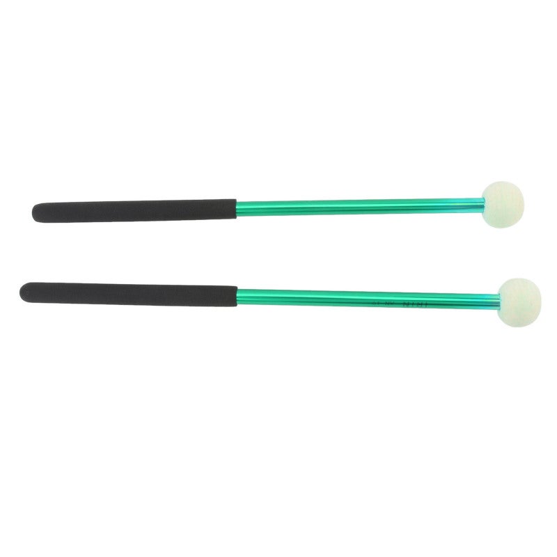 IRIN Timpani Mallet Green Premium Alloy Body Wool Felt Head - Anti Slip Rubber Handle Percussion Stick for Marching Bands, Timpani Players and Live Performances - Image 5