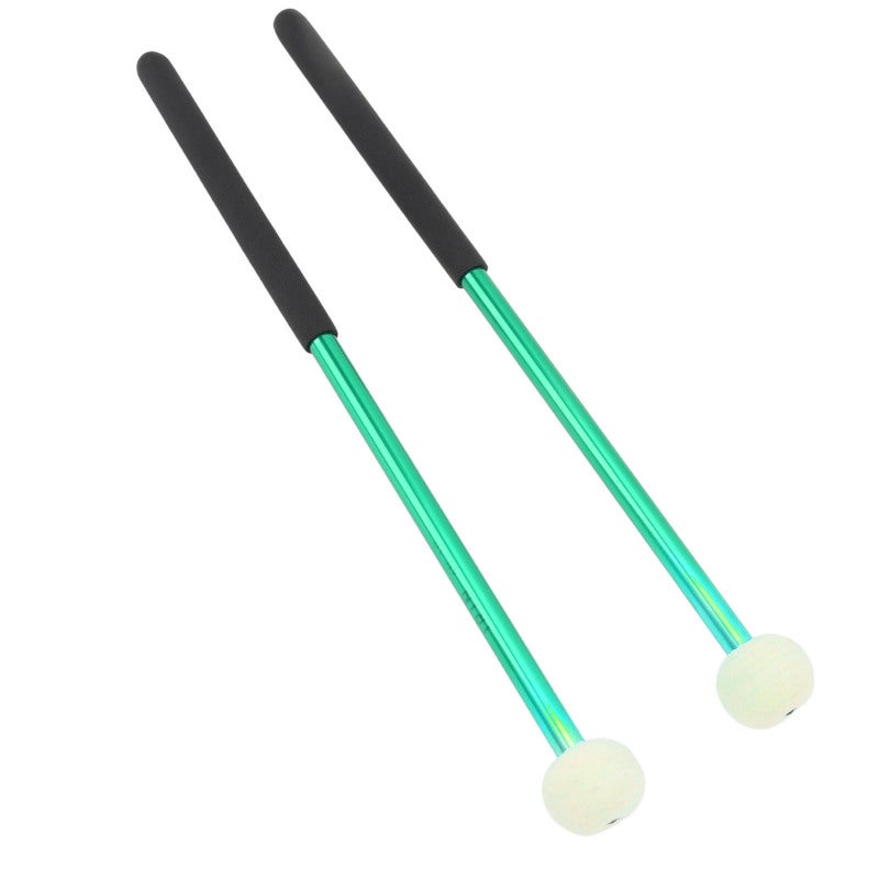 IRIN Timpani Mallet Green Premium Alloy Body Wool Felt Head - Anti Slip Rubber Handle Percussion Stick for Marching Bands, Timpani Players and Live Performances - Image 4