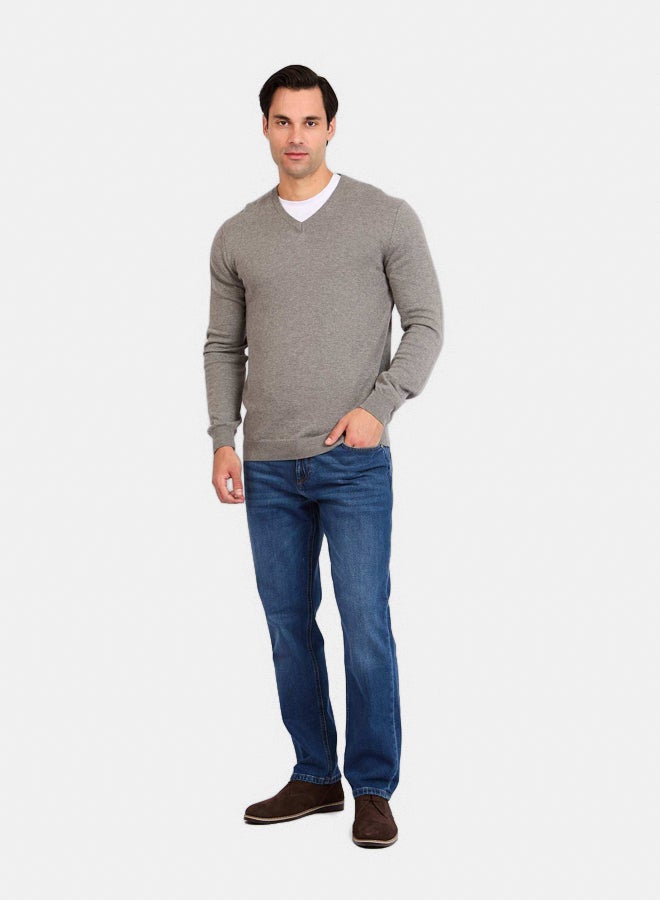 DALYDRESS Men Regular Fit Pullover - Grey - Image 1
