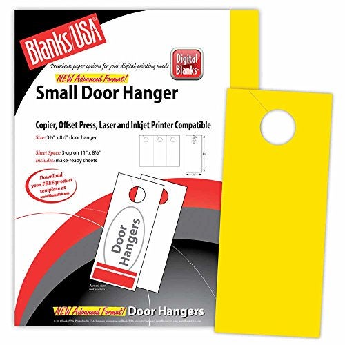 Blanks/USA Digital Door Hanger - 3.67" x 8.5", 150 Door Hangers - Image 1