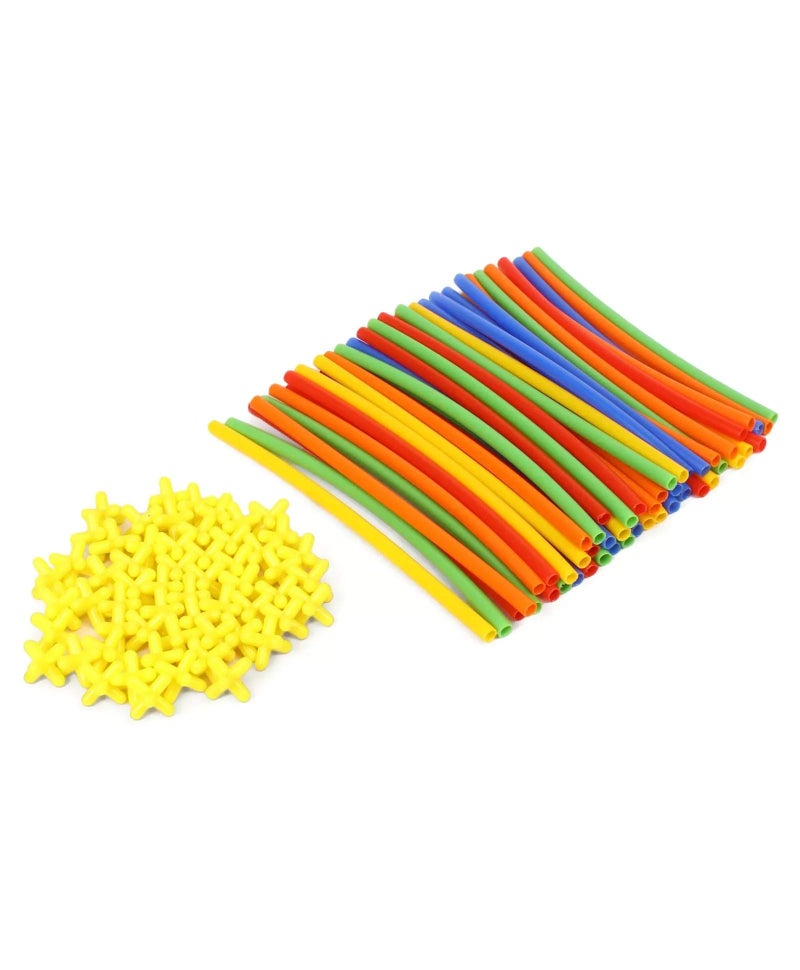 RATNA'S Straw Assembly KIT. Make Different Objects Using Straws - Image 1