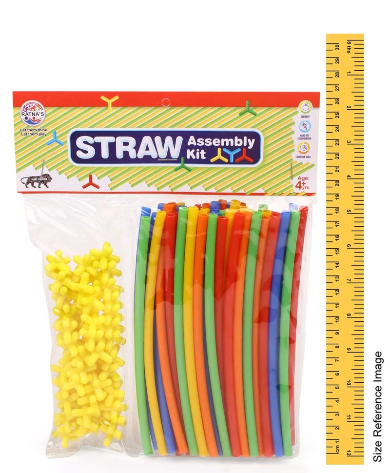 RATNA'S Straw Assembly KIT. Make Different Objects Using Straws - Image 3