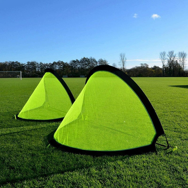 UPHILL ® Sporting Quick Setup Pop-up Net Soccer Goal Post for Kids - Two Portable Soccer Nets with Carry Bag for Kids - Image 4