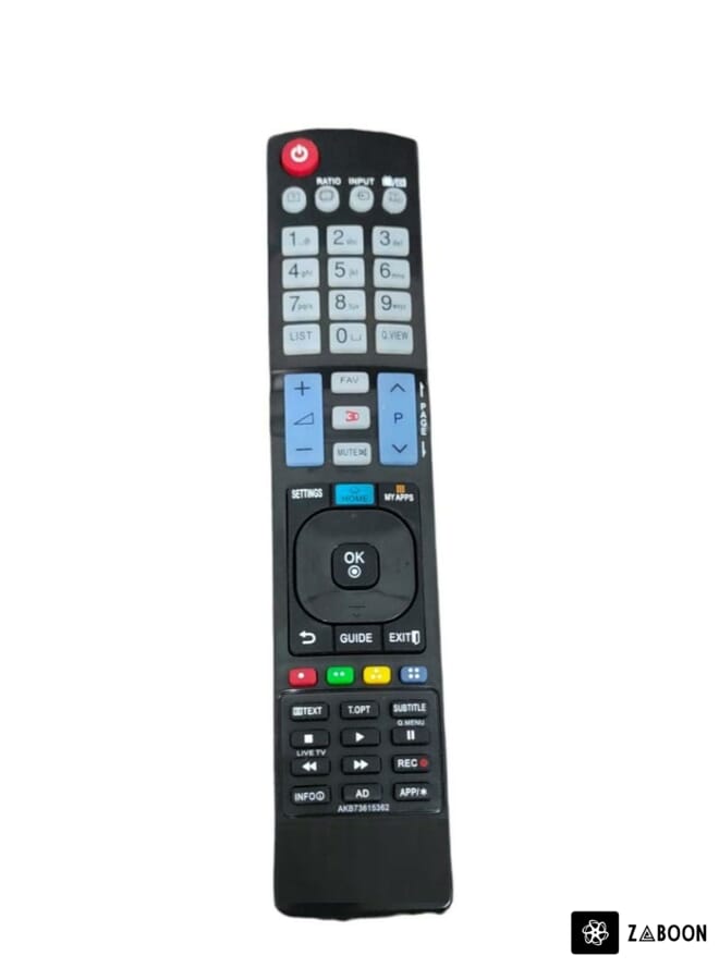 Zaboon Remote Control For LG 3D TV | LG TV Remote Control Black