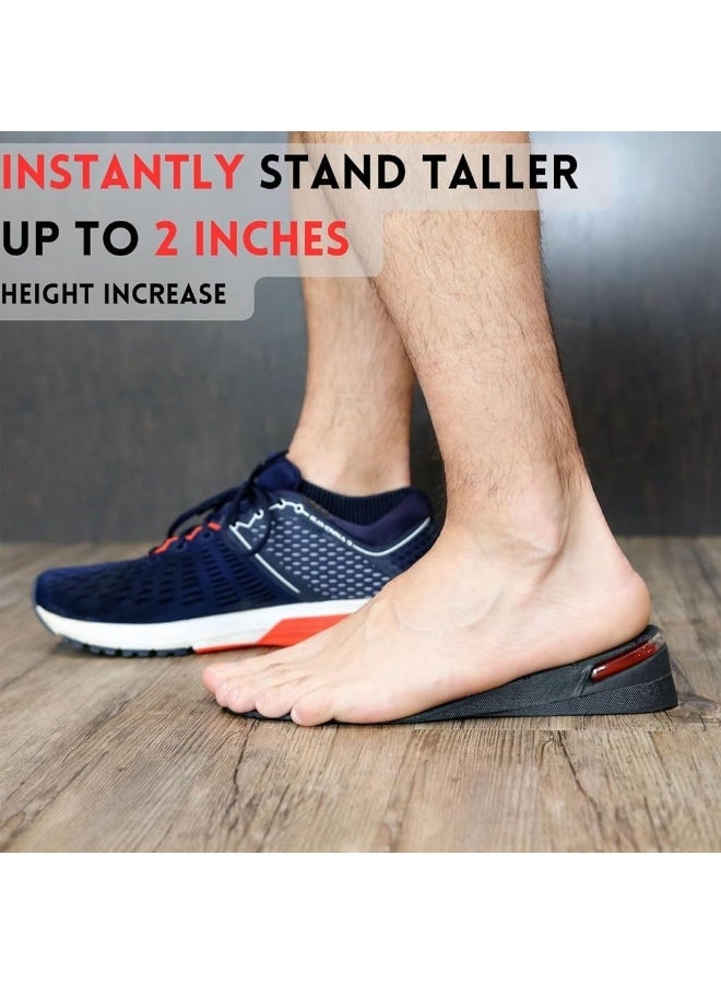 Height Increase Insoles | Unisex Height Booster | 4 Layer (3.54" / 9cm) Shoe Height Inserts for Men & Women | Height Insoles with Air Cushion | Shoe Inserts to Make You Taller - Image 4