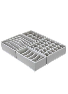 Generic Set of 4 Underwear Organizer, Underwear Drawer Organizer, Desk Organizer, Closet and Drawer Organizer for Underwear, Bras and Panties  - Image 1