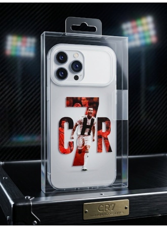 سي ار7 حافظة هاتف بتصميم قميص كريستيانو رونالدو لهاتف iPhone 17 Pro Max - حماية متينة - Image 1
