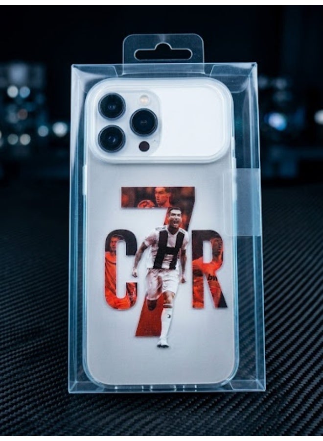 سي ار7 حافظة هاتف بتصميم قميص كريستيانو رونالدو لهاتف iPhone 17 Pro Max - حماية متينة - Image 4