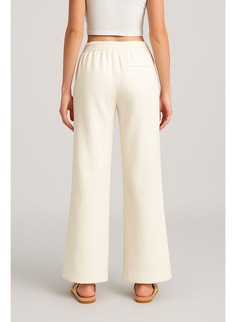 Soft Steps Women's Linen Pants White Size XL  - Image 2